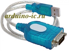 RS232-TTL USB-COM конвертер PL2303 с кабелем